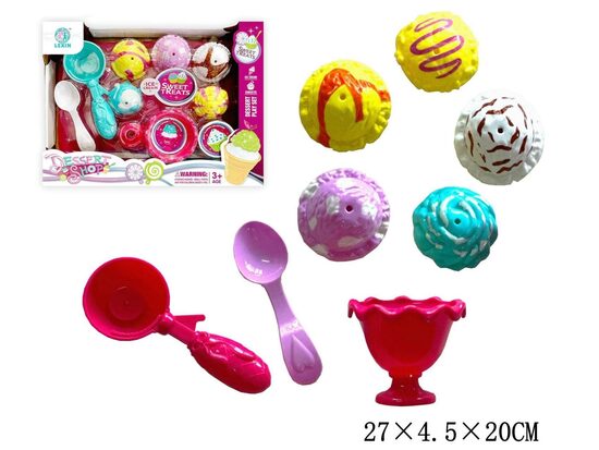 Speļu saldējumu komplekts DESSERT SHOP